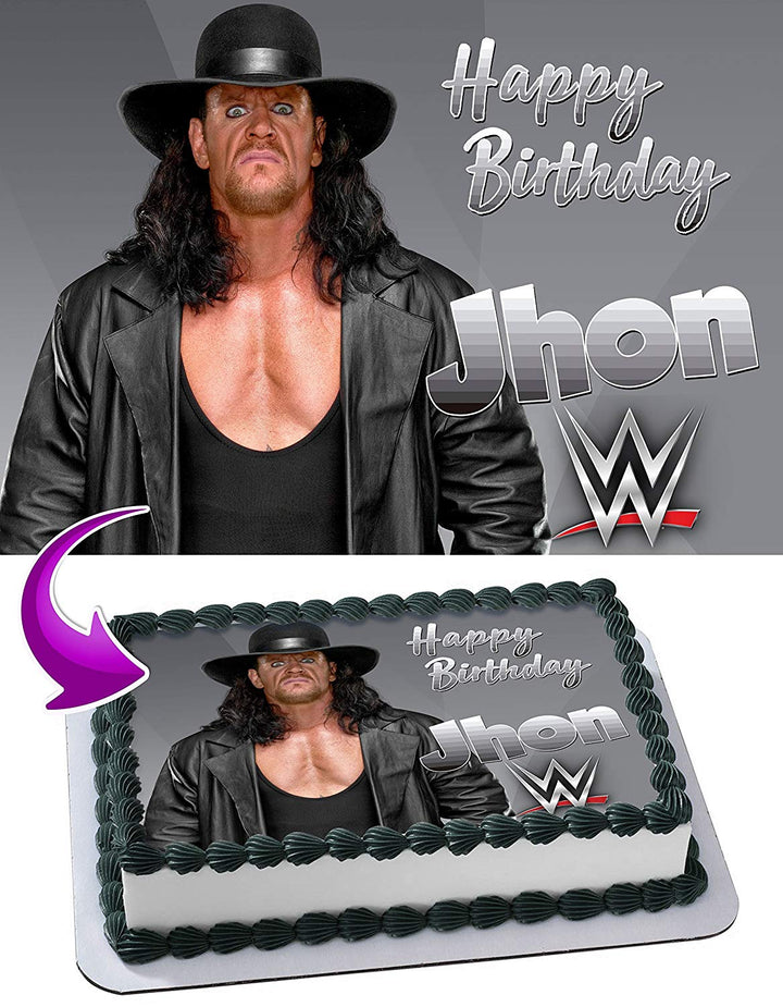 The Undertaker Edible Cake Toppers