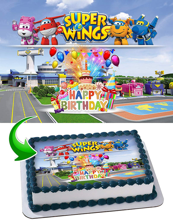 Super Wings Edible Cake Toppers