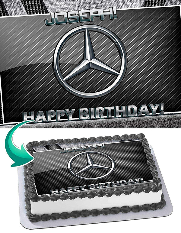 MercedesBenz Edible Cake Toppers