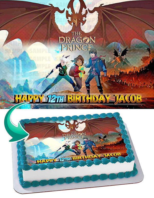 The Dragon Prince Edible Cake Toppers