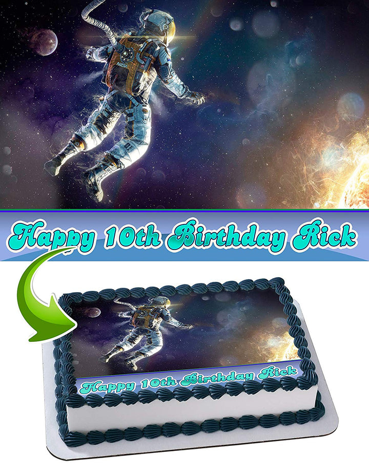 Astronaut Edible Cake Toppers