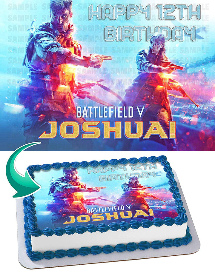 Battlefield V Edible Cake Toppers