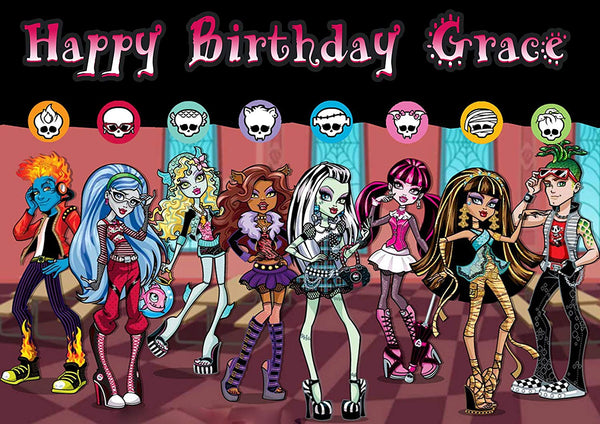 Monster High Edible Cake Toppers