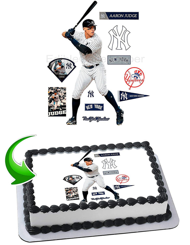 Aaron Judge New York Yankees Edible Cake Toppers