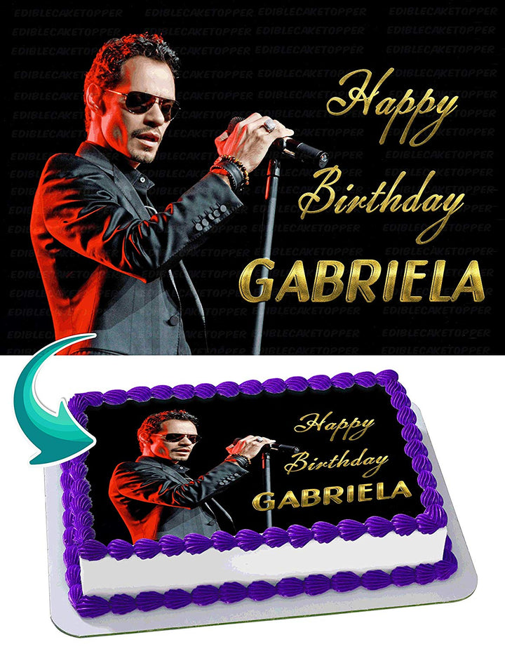 Marc Anthony Edible Cake Toppers
