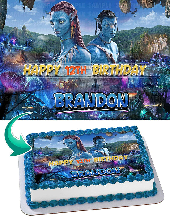 Avatar Movie Edible Cake Toppers