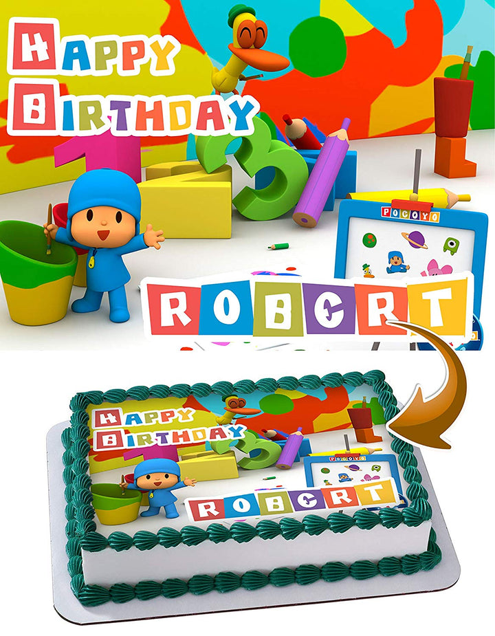 Pocoyo Edible Cake Toppers