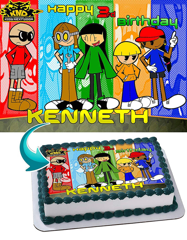 Codename KND Kids Next Door KND Edible Cake Toppers