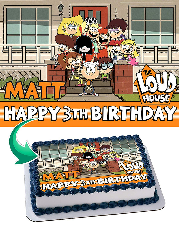 The Loud House Edible Cake Toppers