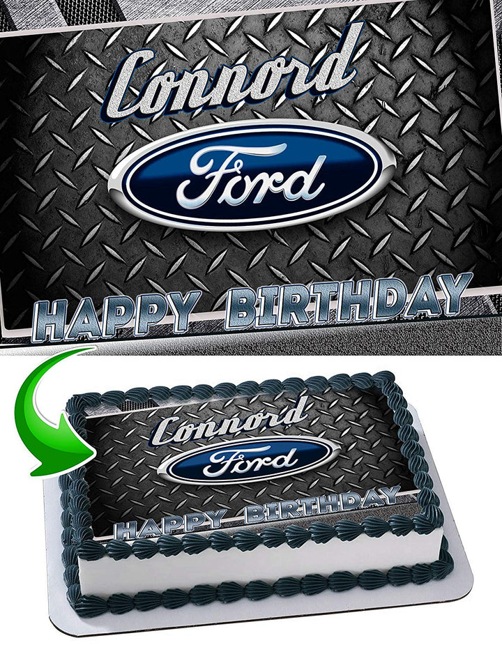 Ford Edible Cake Toppers