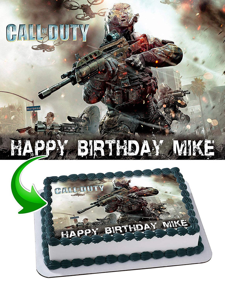 Call of Duty Edible Cake Toppers