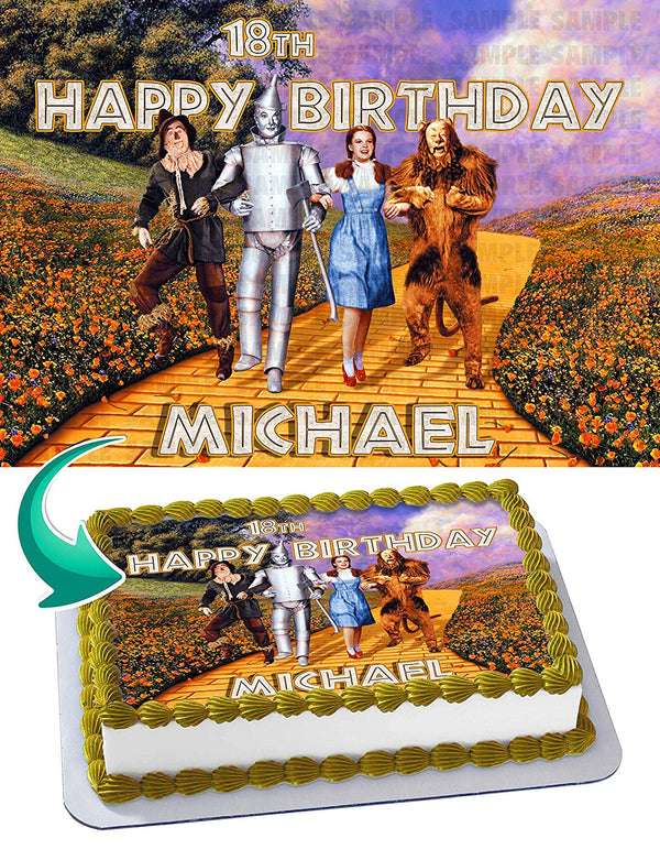 The Wizard of Oz Edible Cake Toppers