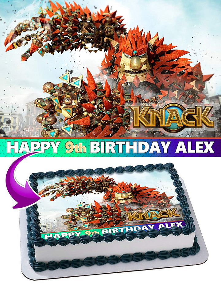 Knack Play Station Edible Cake Toppers