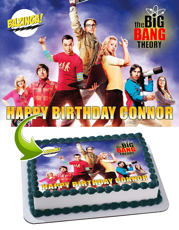 The Big Bang Theory Edible Cake Toppers