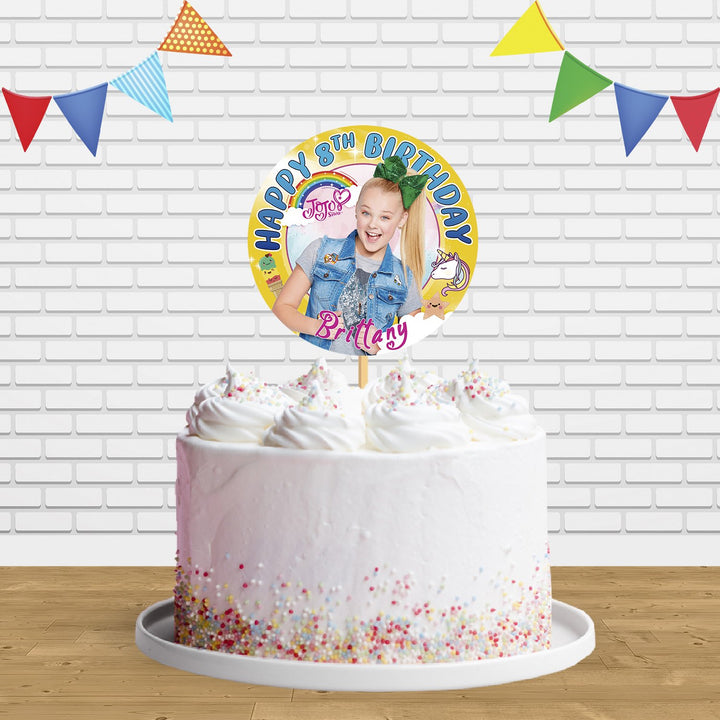 JoJo Siwa C5 Cake Topper Centerpiece Birthday Party Decorations