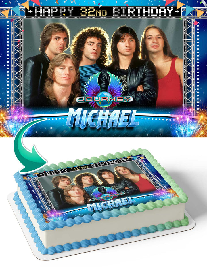 Journey Band Edible Cake Toppers