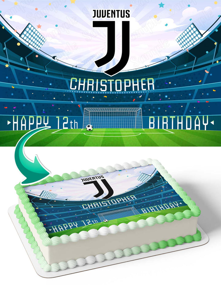 Juventus FC Edible Cake Toppers
