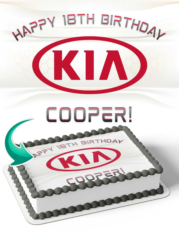 Kia Edible Cake Toppers