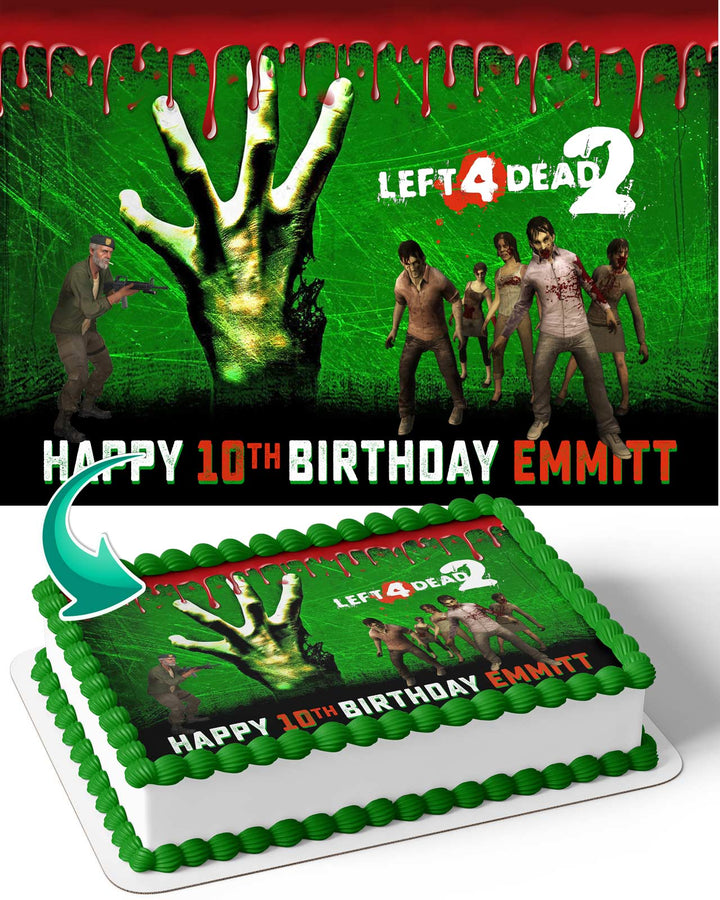 Left 4 Dead Edible Cake Toppers