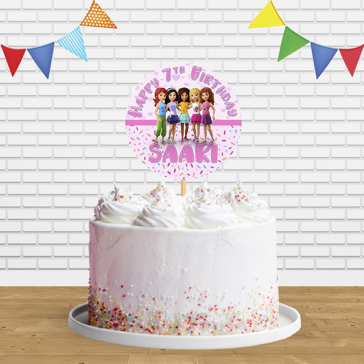 Lego Friends C1 Cake Topper Centerpiece Birthday Party Decorations