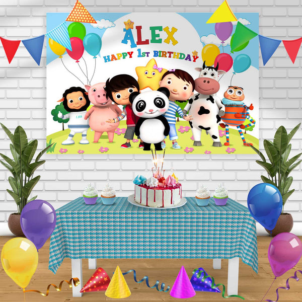 Little Baby Bum Birthday Banner Personalized Party Backdrop Decoration