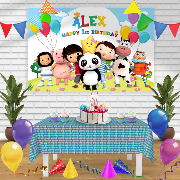 Little Baby Bum Birthday Banner Personalized Party Backdrop Decoration