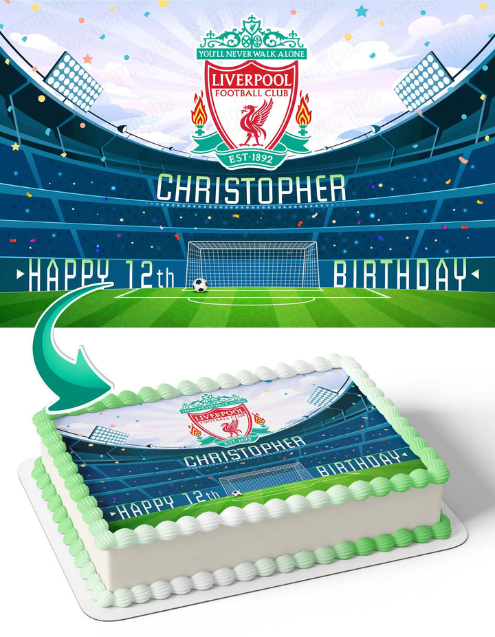 Liverpool FC Edible Cake Toppers