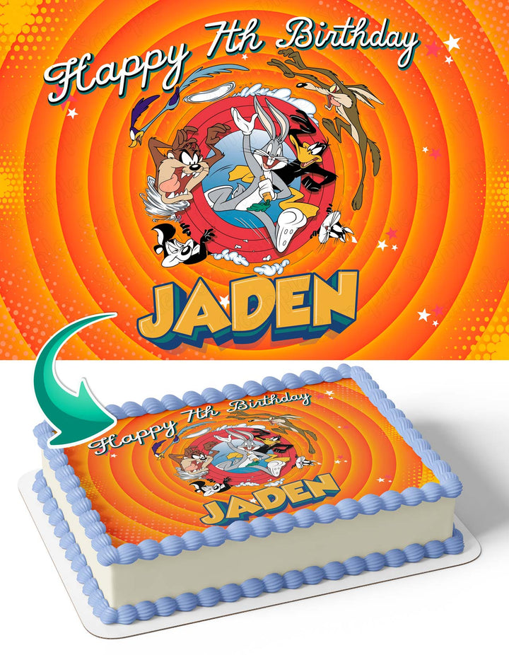 Looney Tunes Bugs Bunny Edible Cake Toppers