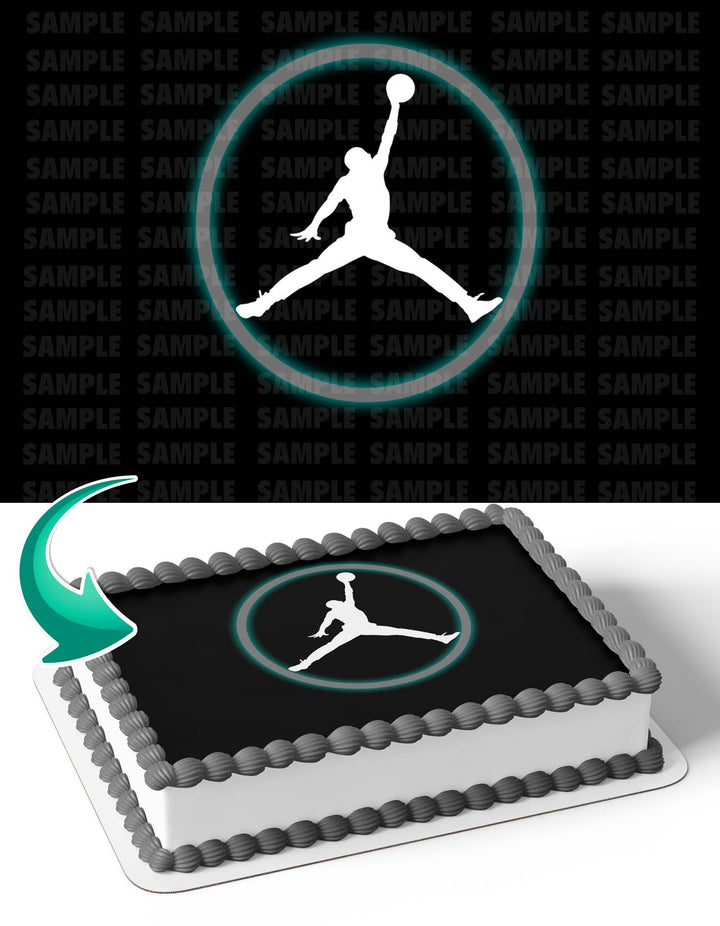 Michael Jordan Flight Edible Cake Toppers