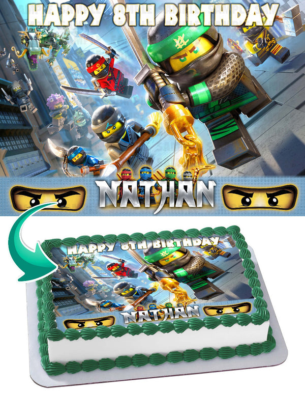 Lego Ninjago Edible Cake Toppers