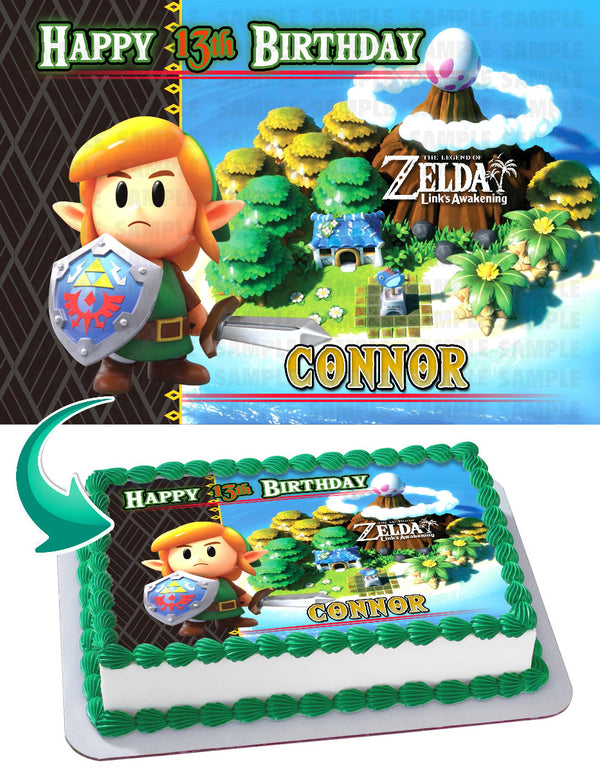 Legend of Zelda Links Awakening Edible Cake Toppers