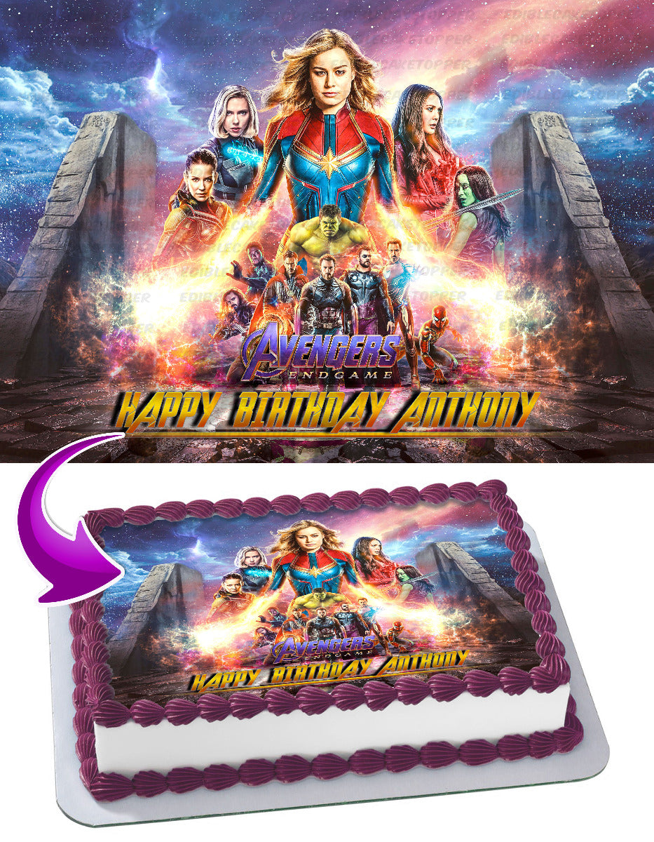 Kara's Party Ideas Regal Avengers Birthday Party | Kara's Party Ideas