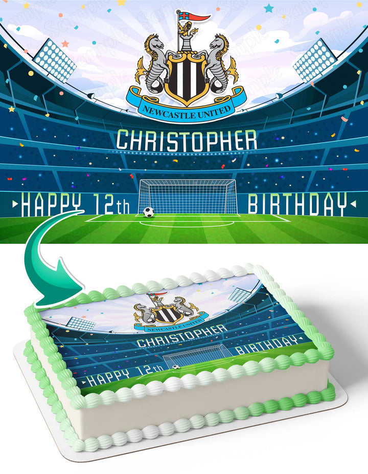 Newcastle United FC Edible Cake Toppers