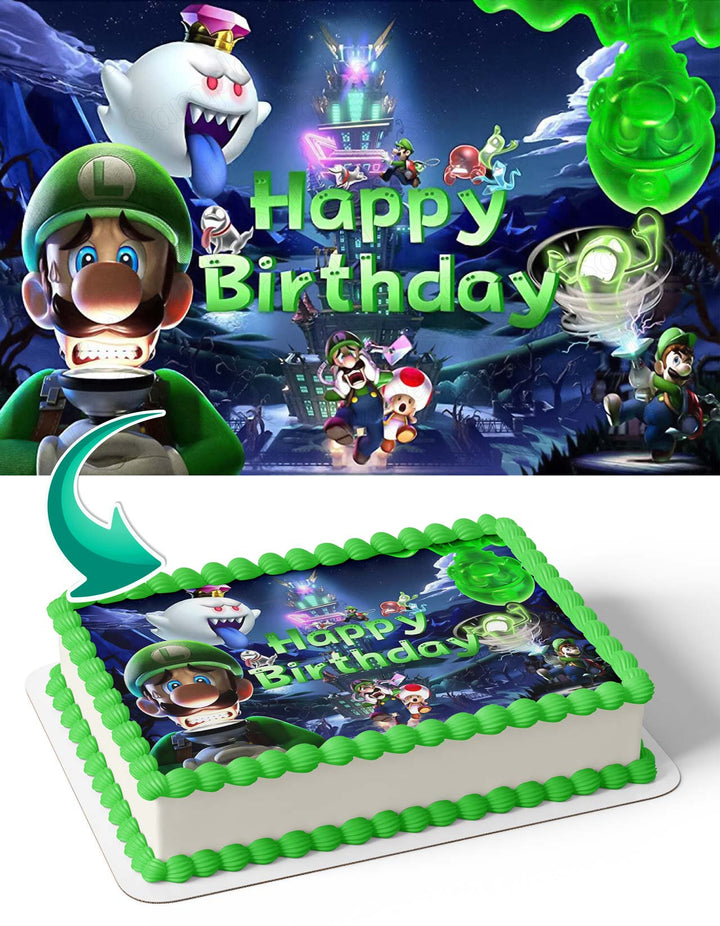 Nintendo Luigis Mansion Edible Cake Toppers