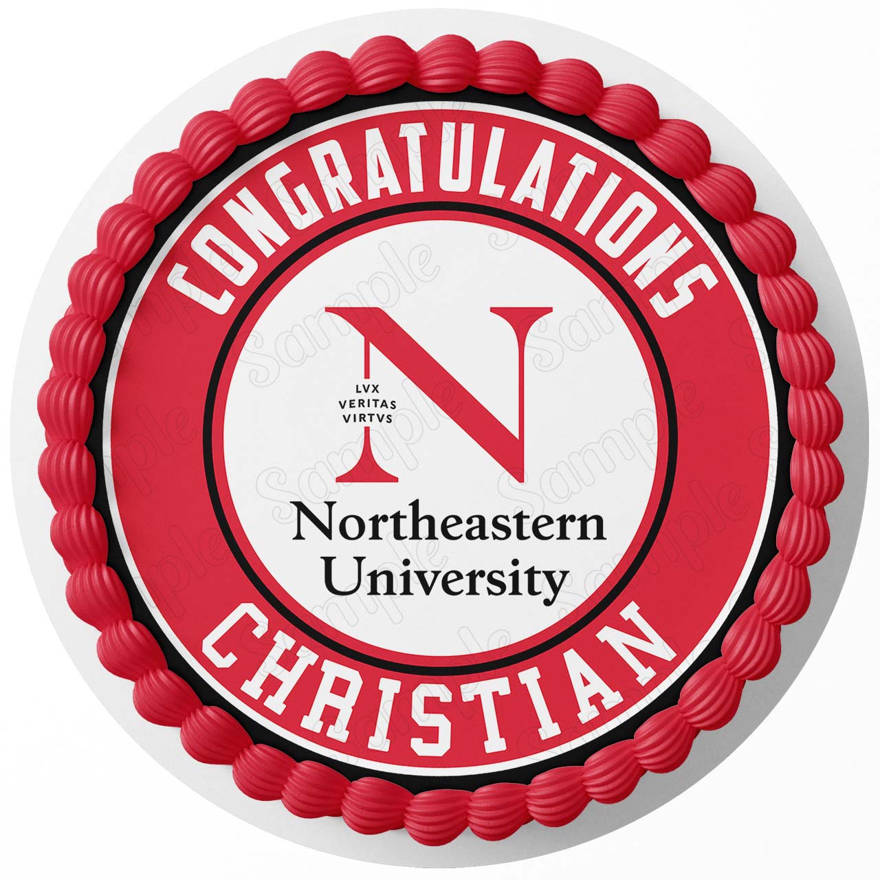 northeastern-university-edible-cake-toppers-round-ediblecakeimage