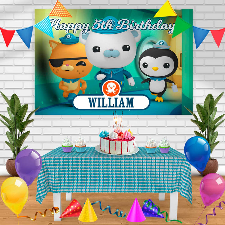 octonauts Birthday Banner Personalized Party Backdrop Decoration