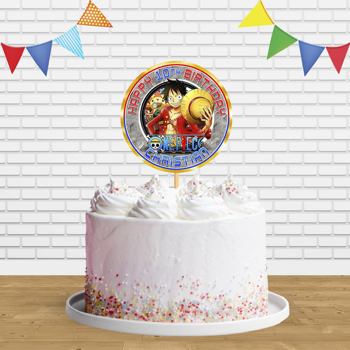 One Piece Anime Luffy C1 Cake Topper Centerpiece Birthday Party Decorations