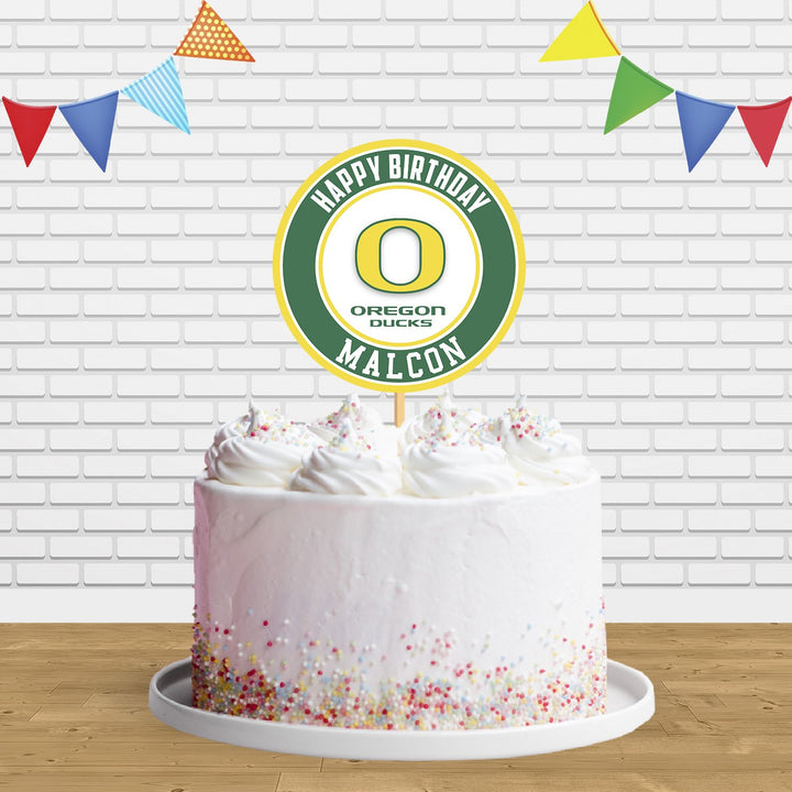 Oregon Ducks Cake Topper Centerpiece Birthday Party Decorations