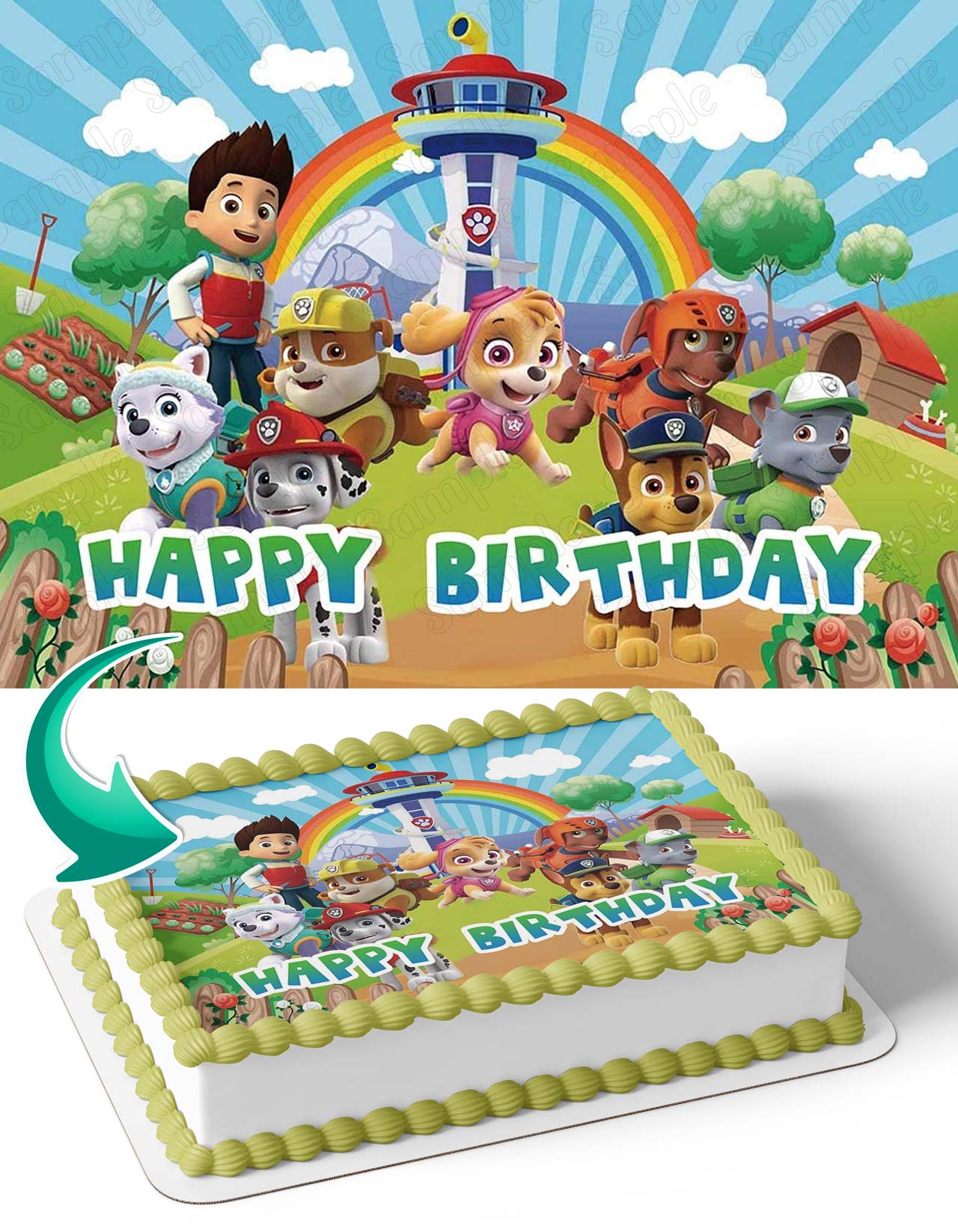 Paw Patrol Dog Rangers Edible Cake Toppers – Ediblecakeimage