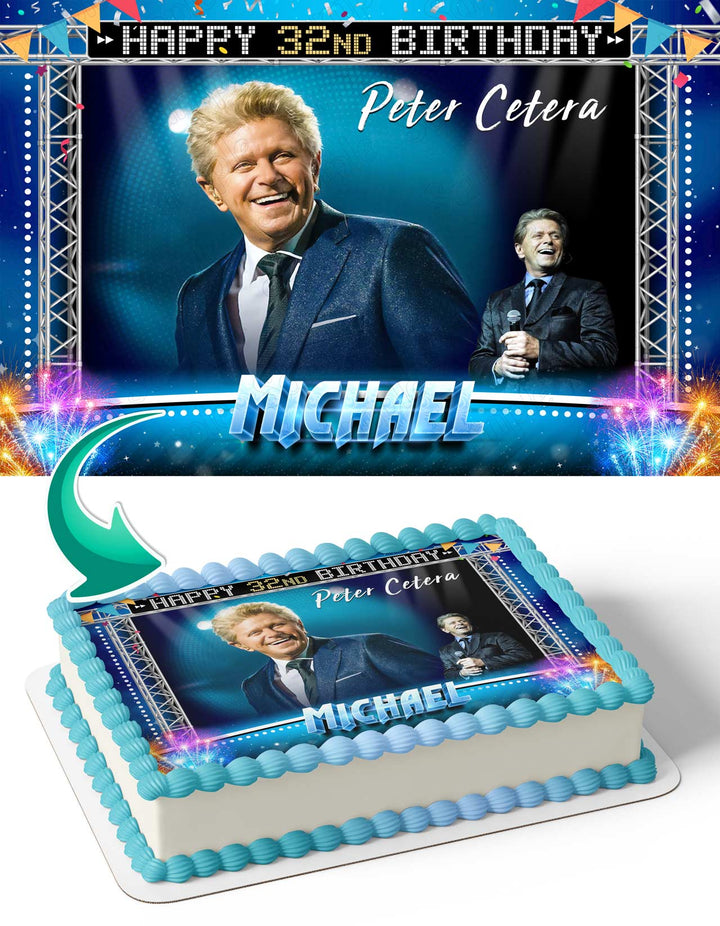 Peter Cetera Singer Edible Cake Toppers