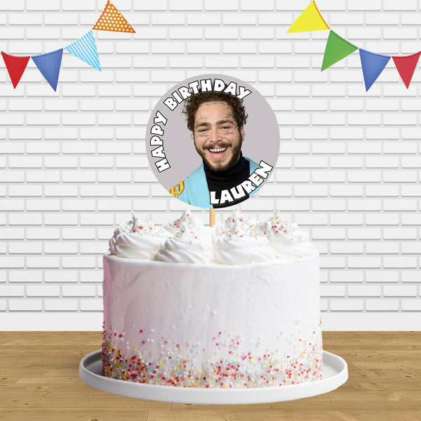 Post Malone Cake Topper Centerpiece Birthday Party Decorations