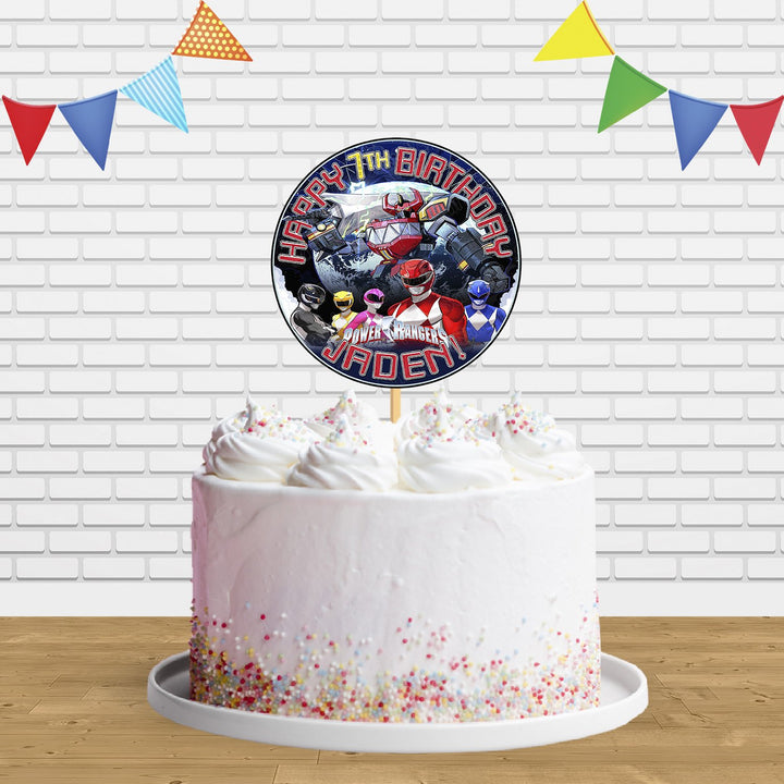 Power Rangers Cake Topper Centerpiece Birthday Party Decorations