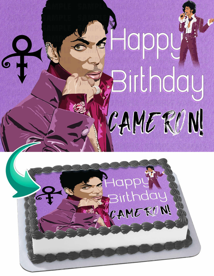 Prince Singer Edible Cake Toppers