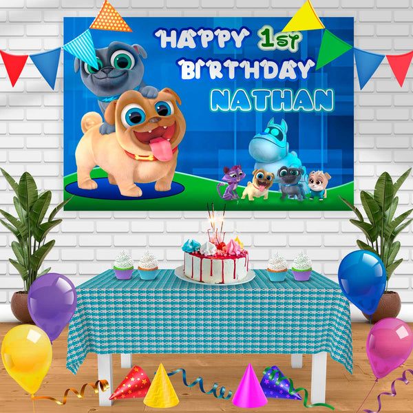 puppy dog pals Birthday Banner Personalized Party Backdrop Decoration