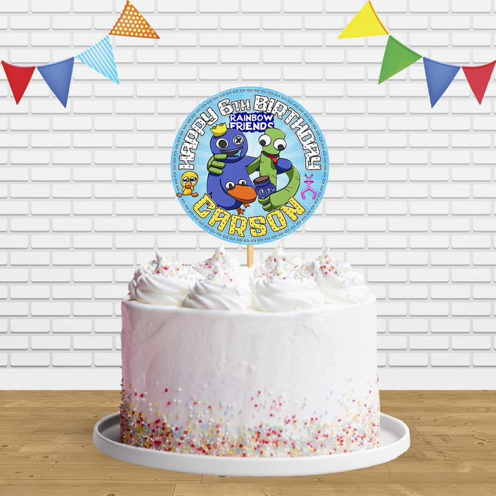 Rainbow Friends Roblox Rd Cake Topper Centerpiece Birthday Party Decorations