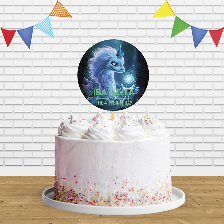 Raya And The Last Dragon C2 Cake Topper Centerpiece Birthday Party Decorations