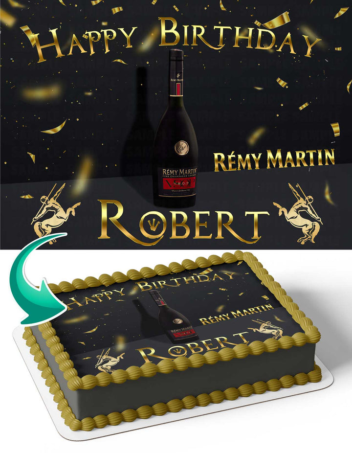Remy Martin VSOP Edible Cake Toppers