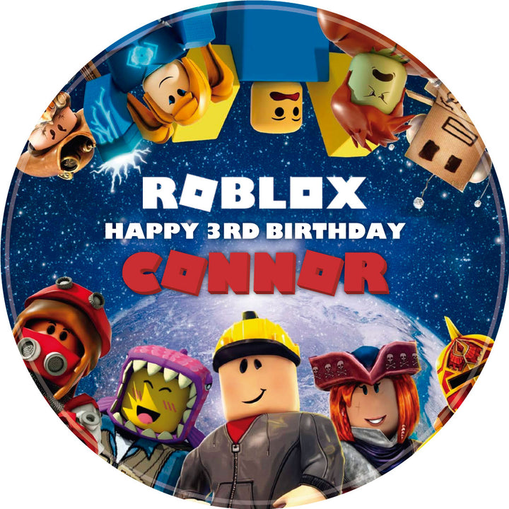 Roblox Edible Cake Toppers Round