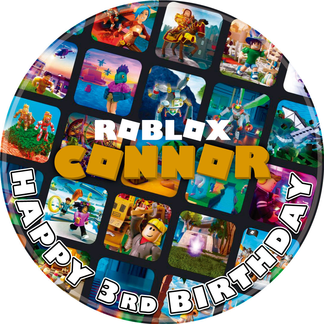 Roblox Edible Cake Toppers Round – Ediblecakeimage