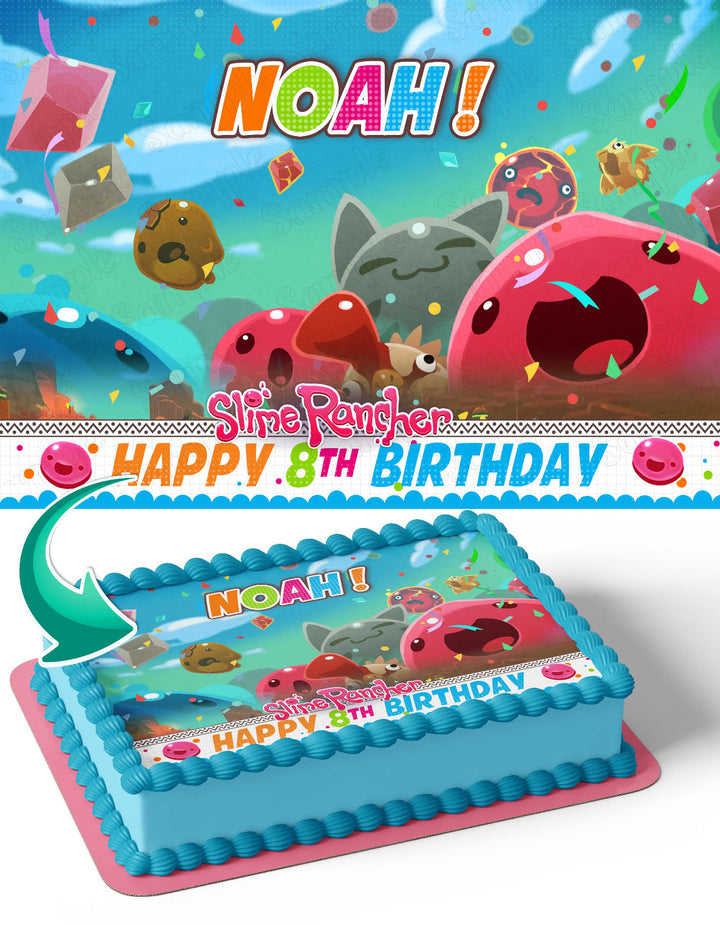 Slime Rancher Edible Cake Toppers